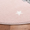 image:imageSAFAVIEH Carousel Kids Collection Accent Rug  4 x 6 Pink amp Ivory Doe Design NonShedding amp Easy Care Ideal for High Traffic Areas for Boys amp Girls in Playroom Nursery Bedroom CRK191PPinkIvory