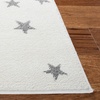 image:imageSAFAVIEH Carousel Kids Collection Area Rug  53 Square Ivory amp Grey NonShedding amp Easy Care Ideal for High Traffic Areas for Boys amp Girls in Playroom Nursery Bedroom CRK135A