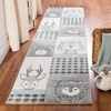 image:imageSAFAVIEH Carousel Kids Collection Area Rug  53 x 76 Grey amp Ivory Animal Design NonShedding amp Easy Care Ideal for High Traffic Areas for Boys amp Girls in Playroom Nursery Bedroom CRK188BGreyIvory