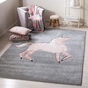 image:imageSAFAVIEH Carousel Kids Collection Area Rug  53 x 76 Pink amp Ivory NonShedding amp Easy Care Ideal for High Traffic Areas for Boys amp Girls in Playroom Nursery Bedroom CRK163PGreyPink