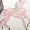 image:imageSAFAVIEH Carousel Kids Collection Area Rug  53 x 76 Pink amp Ivory NonShedding amp Easy Care Ideal for High Traffic Areas for Boys amp Girls in Playroom Nursery Bedroom CRK163PIvoryPink