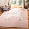 image:imageSAFAVIEH Carousel Kids Collection Area Rug  53 x 76 Pink amp Ivory NonShedding amp Easy Care Ideal for High Traffic Areas for Boys amp Girls in Playroom Nursery Bedroom CRK163PPinkIvory