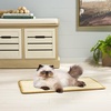 image:imageSAFAVIEH Cat Scratch Mat Pad Collection 10 x 24 Natural Brown Sisal Boucle Weave Velcro amp Slip Resistant BackingBeige