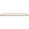 image:imageSAFAVIEH Cat Scratch Mat Pad Collection 10 x 24 Natural Brown Sisal Boucle Weave Velcro amp Slip Resistant BackingIvory