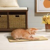 image:imageSAFAVIEH Cat Scratch Mat Pad Collection 10 x 24 Natural Brown Sisal Boucle Weave Velcro amp Slip Resistant BackingLight Brown