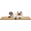 image:imageSAFAVIEH Cat Scratch Mat Pad Collection 10 x 24 Natural Brown Sisal Boucle Weave Velcro amp Slip Resistant BackingLight Brown