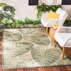 image:imageSAFAVIEH Courtyard Collection 8 x 11 Beige  Green CY7556 Indoor Outdoor Patio Backyard Mudroom Area RugBeigeGreen