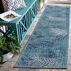 image:imageSAFAVIEH Courtyard Collection 8 x 11 Beige  Green CY7557 Indoor Outdoor Waterproof Easy Cleaning Patio Backyard Mudroom Area RugAquaNavy