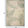 image:imageSAFAVIEH Courtyard Collection 8 x 11 Beige  Green CY7557 Indoor Outdoor Waterproof Easy Cleaning Patio Backyard Mudroom Area RugBeigeGreen
