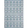 image:imageSAFAVIEH Courtyard Collection 8 x 11 Navy  Aqua CY8529 Indoor Outdoor Waterproof Easy Cleaning Patio Backyard Mudroom Area RugGreyTeal