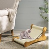 image:imageSAFAVIEH Home Collection  Sisal Cat Lounger Bed Scratch amp Relax Lounger Durable Wood Frame CAT504ANaturalIvory