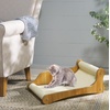 image:imageSAFAVIEH Home Collection  Sisal Cat Lounger Scratch Bed Vertical amp Horizontal Scratcher with Sturdy Wood Frame CAT502ANaturalIvory