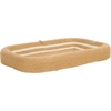 image:imageSAFAVIEH Home Collection Cat Scratch Bed Natural amp Ivory Jute Bed Square Pet Lounger with Builtin ToyNaturalIvory