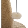 image:imageSAFAVIEH Home Collection Cat Scratch Tree Post Natural amp Green Jute with Hanging Ball Toy
