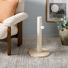 image:imageSAFAVIEH Home Collection Cat Scratch Tree Post Natural amp Ivory Jute with Hanging Ball Toy