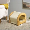 image:imageSAFAVIEH Home Collection Sisal Cat Scratch House BedNaturalIvory
