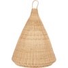image:imageSAFAVIEH Home Collection Tifa Honey Brown Rattan Hanging Pet Cat Bed with White Cushion Ideal for Living Room Bedroom Entryway Fully Assembled