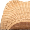 image:imageSAFAVIEH Home Collection Toru Honey RattanWhite Cushion Dome Cat Bed