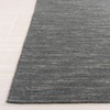 image:imageSAFAVIEH Kilim Collection Area Rug  5 x 8 Orange Handmade Casual Solid Wool Ideal for High Traffic Areas in Living Room Bedroom KLM850PCharcoalGrey