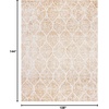 image:imageSAFAVIEH Madison Collection 9 x 12 Navy Blue MAD604N Glam Ogee Trellis Distressed NonShedding Living Room Bedroom Dining Home Office Area RugCreamOrange