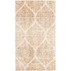 image:imageSAFAVIEH Madison Collection 9 x 12 Navy Blue MAD604N Glam Ogee Trellis Distressed NonShedding Living Room Bedroom Dining Home Office Area RugCreamOrange