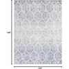 image:imageSAFAVIEH Madison Collection 9 x 12 Navy Blue MAD604N Glam Ogee Trellis Distressed NonShedding Living Room Bedroom Dining Home Office Area RugCreamRoyal Blue