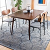 image:imageSAFAVIEH Madison Collection 9 x 12 Navy Blue MAD604N Glam Ogee Trellis Distressed NonShedding Living Room Bedroom Dining Home Office Area RugNavySilver