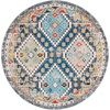 image:imageSAFAVIEH Madison Collection Area Rug  53 x 76 Rust amp Pink Boho Diamond Distressed Design NonShedding amp Easy Care Ideal for High Traffic Areas in Living Room Bedroom MAD418QNavyBeige