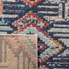image:imageSAFAVIEH Madison Collection Area Rug  9 x 12 Black amp Orange Moroccan Boho Diamond Distressed Design NonShedding amp Easy Care Ideal for High Traffic Areas in Living Room Bedroom MAD455ZBlackOrange