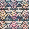 image:imageSAFAVIEH Madison Collection Area Rug  9 x 12 Black amp Orange Moroccan Boho Diamond Distressed Design NonShedding amp Easy Care Ideal for High Traffic Areas in Living Room Bedroom MAD455ZBlackOrange