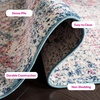 image:imageSAFAVIEH Madison Collection Area Rug  9 x 12 Cream amp Multi Boho Chic Distressed Design NonShedding amp Easy Care Ideal for High Traffic Areas in Living Room Bedroom MAD611BNavyTeal