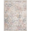 image:imageSAFAVIEH Madison Collection Area Rug  9 x 12 Cream amp Multi Boho Chic Distressed Design NonShedding amp Easy Care Ideal for High Traffic Areas in Living Room Bedroom MAD611BGreyGold
