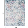 image:imageSAFAVIEH Madison Collection Area Rug  9 x 12 Cream amp Multi Boho Chic Distressed Design NonShedding amp Easy Care Ideal for High Traffic Areas in Living Room Bedroom MAD611BNavyTeal