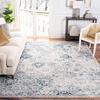 image:imageSAFAVIEH Madison Collection Area Rug  9 x 12 Cream amp Multi Boho Chic Distressed Design NonShedding amp Easy Care Ideal for High Traffic Areas in Living Room Bedroom MAD611BWhiteRoyal Blue