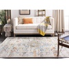 image:imageSAFAVIEH Madison Collection Area Rug  9 x 12 Green amp Turquoise Boho Medallion Distressed Design NonShedding amp Easy Care Ideal for High Traffic Areas in Living Room Bedroom MAD474YCreamBlue