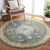 image:imageSAFAVIEH Madison Collection Area Rug  9 x 12 Green amp Turquoise Boho Medallion Distressed Design NonShedding amp Easy Care Ideal for High Traffic Areas in Living Room Bedroom MAD474YGreenTurquoise
