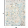 image:imageSAFAVIEH Madison Collection Area Rug  9 x 12 Grey amp Blue Modern Abstract Design NonShedding amp Easy Care Ideal for High Traffic Areas in Living Room Bedroom MAD457FGreyBlue
