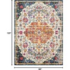 image:imageSAFAVIEH Madison Collection Area Rug  9 x 12 Grey amp Light Blue Boho Chic Medallion Distressed Design NonShedding amp Easy Care Ideal for High Traffic Areas in Living Room Bedroom MAD447FIvoryOrange