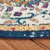 image:imageSAFAVIEH Madison Collection Area Rug  9 x 12 Grey amp Light Blue Boho Chic Medallion Distressed Design NonShedding amp Easy Care Ideal for High Traffic Areas in Living Room Bedroom MAD447FIvoryOrange