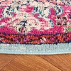 image:imageSAFAVIEH Madison Collection Area Rug  9 x 12 Grey amp Light Blue Boho Chic Medallion Distressed Design NonShedding amp Easy Care Ideal for High Traffic Areas in Living Room Bedroom MAD447FFuchsiaTeal