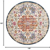 image:imageSAFAVIEH Madison Collection Area Rug  9 x 12 Grey amp Light Blue Boho Chic Medallion Distressed Design NonShedding amp Easy Care Ideal for High Traffic Areas in Living Room Bedroom MAD447FIvoryOrange