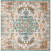 image:imageSAFAVIEH Madison Collection Area Rug  9 x 12 Grey amp Light Blue Boho Chic Medallion Distressed Design NonShedding amp Easy Care Ideal for High Traffic Areas in Living Room Bedroom MAD447FGreyLight Blue