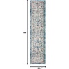 image:imageSAFAVIEH Madison Collection Area Rug  9 x 12 Grey amp Light Blue Boho Chic Medallion Distressed Design NonShedding amp Easy Care Ideal for High Traffic Areas in Living Room Bedroom MAD447FNavyLight Blue