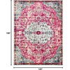 image:imageSAFAVIEH Madison Collection Area Rug  9 x 12 Grey amp Light Blue Boho Chic Medallion Distressed Design NonShedding amp Easy Care Ideal for High Traffic Areas in Living Room Bedroom MAD447FFuchsiaTeal