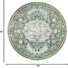 image:imageSAFAVIEH Madison Collection Area Rug  9 x 12 Grey amp Light Blue Boho Chic Medallion Distressed Design NonShedding amp Easy Care Ideal for High Traffic Areas in Living Room Bedroom MAD447FGreenTurquoise