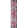 image:imageSAFAVIEH Madison Collection Area Rug  9 x 12 Grey amp Light Blue Boho Chic Medallion Distressed Design NonShedding amp Easy Care Ideal for High Traffic Areas in Living Room Bedroom MAD447FFuchsiaTeal