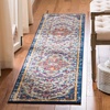 image:imageSAFAVIEH Madison Collection Area Rug  9 x 12 Grey amp Light Blue Boho Chic Medallion Distressed Design NonShedding amp Easy Care Ideal for High Traffic Areas in Living Room Bedroom MAD447FIvoryOrange