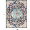 image:imageSAFAVIEH Madison Collection Area Rug  9 x 12 Grey amp Light Blue Boho Chic Medallion Distressed Design NonShedding amp Easy Care Ideal for High Traffic Areas in Living Room Bedroom MAD447FBlackTeal