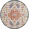 image:imageSAFAVIEH Madison Collection Area Rug  9 x 12 Grey amp Light Blue Boho Chic Medallion Distressed Design NonShedding amp Easy Care Ideal for High Traffic Areas in Living Room Bedroom MAD447FIvoryOrange