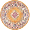 image:imageSAFAVIEH Madison Collection Area Rug  9 x 12 Orange amp Fuchsia Boho Chic Medallion Design NonShedding amp Easy Care Ideal for High Traffic Areas in Living Room Bedroom MAD133DOrangeFuchsia